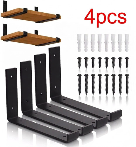 Pack rustic shelf brackets - 4,