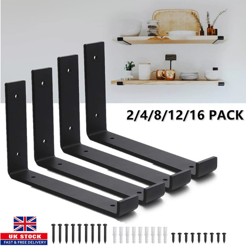 16pack rustic shelf - rustic, brackets
