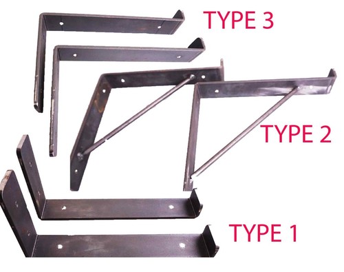 Rustic shelf brackets scaffold - brackets,